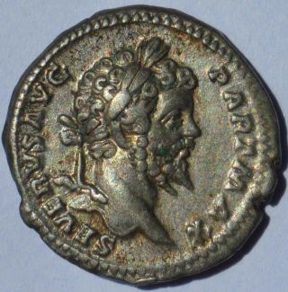 Septimius Severus (193 - 211).  Denarius (silver,  18 Mm,  3.  46 Grams)