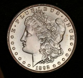 1892 - S $1 Morgan - Key Date Beauty Pq,