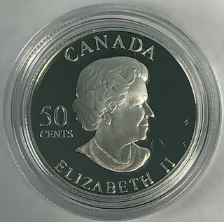 2005 Canada Great Spangled Fritillary Butterfly Sterling Silver Proof Coin 50C 2