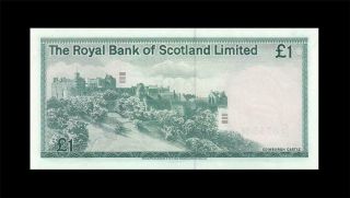 10.  1.  1981 Royal Bank Of Scotland 1 Pound ( (gem Unc))