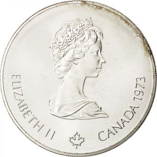 [ 493178] Coin,  Canada,  Elizabeth Ii,  5 Dollars Olympics,  1973,  Ms (65 - 70)