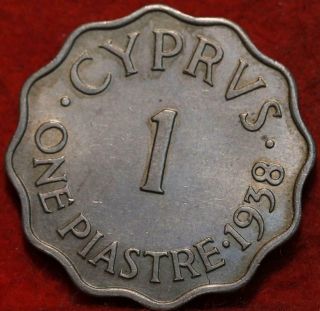 Uncirculated 1938 Cyprus 1 Piastre Clad Foreign Coin 2