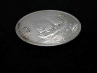 1934 Silver Chinese Junk Dollar Coin 4