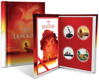 Niue - 2019 - 4x1 Oz Silver Proof Coin Set - Disney - The Lion King