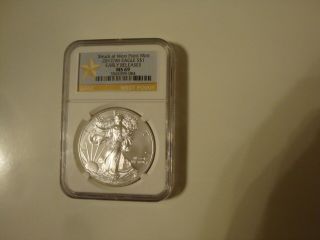 2012 W Silver Eagle One Dollar