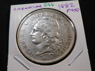 O66 Argentina 1882 Peso