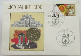 Germany Stationery,  Numisbrief 40 Jahre Ddr Unc P37 057