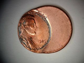 1985 Lincoln Memorial Error Coin 50 Off - Center Gem Uncirculated (458)