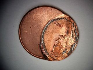 1985 Lincoln Memorial Error Coin 50 Off - Center GEM Uncirculated (458) 3