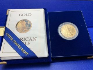 1991 One - Half Ounce,  $25 American Eagle Gold Coin 3