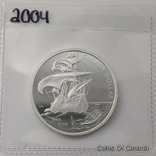 2004 Canada Silver Dollar UNCIRCULATED PROOF Coin 1604 Settlement coinsofcanada 2