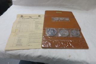Six - Coin Silver Proof Set Commemorating Pope Paul Vi 1969 Visit To Uganda
