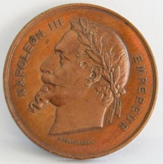 France Napoleon Iii Universal Exposition 1867 Bronze Medal