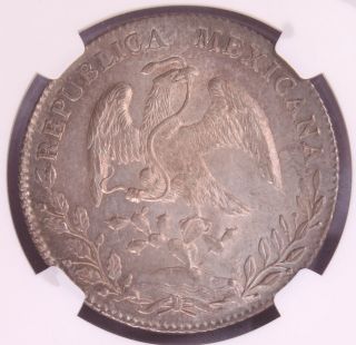 Mexico 1892 Pi Potosi MR Silver 8 Reales Choice MS 64 NGC 060E 2