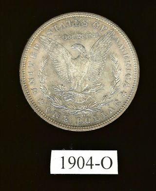 MORGAN SILVER DOLLAR: 1904 - O (Estimated Grade 2