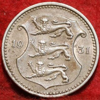 1931 Estonia 10 Senti Foreign Coin