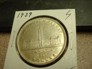 1939 - Silver - Canada $1 - Canadian Dollar -