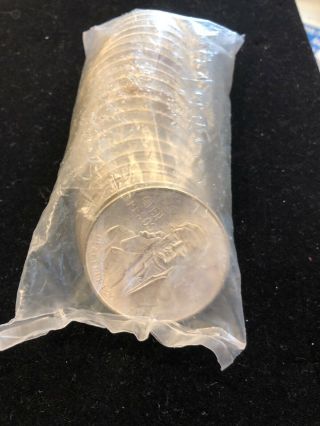 1978 Mexico Cien (100) Peso Silver Coin Roll 20 Bu In Plastic