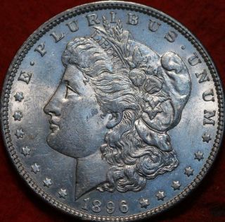 Uncirculated 1896 - P Philadelphia Silver Morgan Dollar
