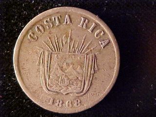 Costa Rica One Centavo 1868
