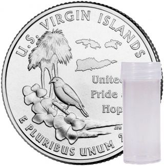 2009 P Virgin Islands Territorial Quarter " Bu " 40 Coin Roll (from Us Bag)