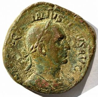 Trajan Decius.  Æ Sestertius.  Dacia.  Rome,  249 - 250 Ad.  Ric 112b