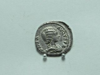 Roman Coin Julia Domna,  Ad198 - 212.  Ar Denarius.  Ae18mm; 3.  19g.  Roma.  Ef.