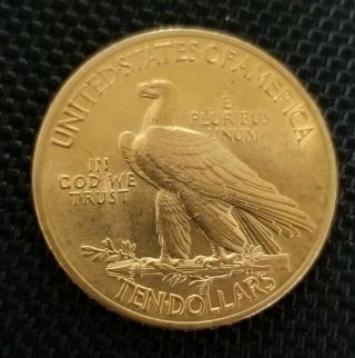 1910 Indian Gold Eagle ($10) 2