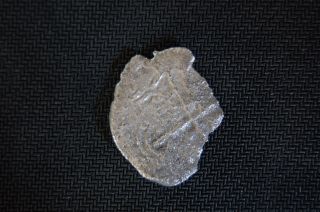Atocha Shipwreck Potosi Silver Cob 8 Reale Coin 158,  Mel Fisher Stamped