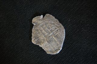 Atocha Shipwreck Potosi Silver Cob 8 Reale Coin 158,  Mel Fisher Stamped 2