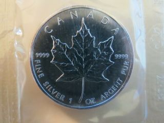 TEN 2002 Canada Silver Maple Leaf 1 oz RCM packaging - 3