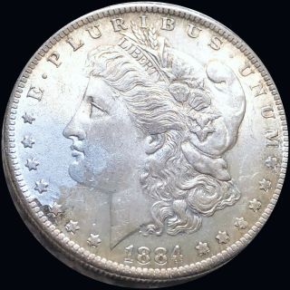 1884 - O Morgan Silver Dollar Nearly Uncirculated Orleans Collectible No Res