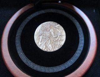 2014 Tuvalu 2oz Gods of Olympus Zeus.  999 Silver Rimless High Relief Coin w/ Box 6