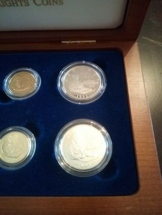 1993 US Bill of Rights 6 Coin Set w/ Box and OGB 5