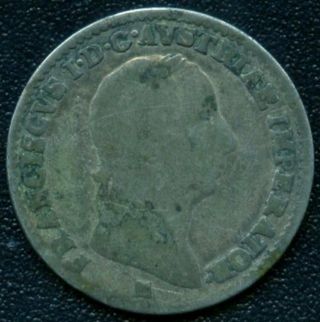 Italy 1823 ' M ' Lombardy - Venetia 1/4 Lira Coin (1.  62 Grams.  600 Silver) 2