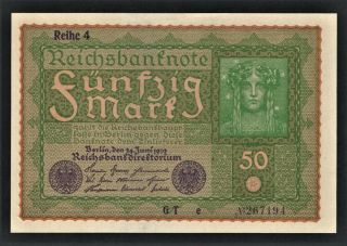 Vad - Germany - 50 Mark Banknote - P 66 (cv=25) Unc