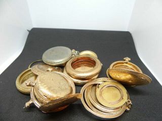 211.  5 Grams Scrap Gold Filled Pocket Watch Cases For Gold Recovery
