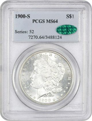 1900 - S $1 Pcgs/cac Ms64 - Blazer - Morgan Silver Dollar - Blazer