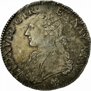 [ 513355] Coin,  France,  Louis Xvi,  Ecu Aux Branches D 