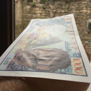 Exceptionnel Cameroun pick 16a Cameroun 1000 francs 1974 unc 2