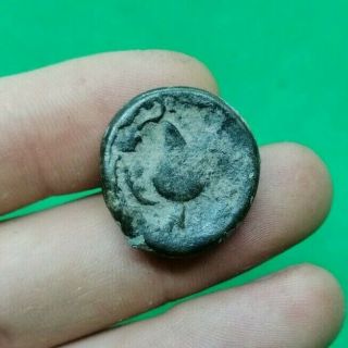 Ancient Celtic Bronze Tetradrachm Coin - Danubian Celts - Horse On Obverse 200bc