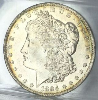 1884 O Morgan Silver Dollar Bu