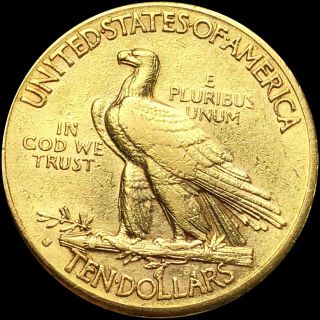 1910 - S Eagle BU $10 Indian LOOKS UNCIRCULATED Gold,  Great Date Collectible no rs 4