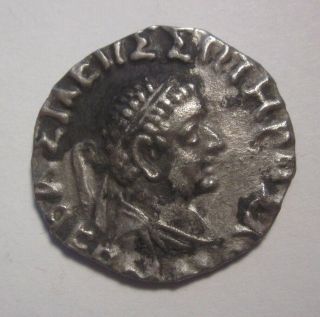 Indo - Greek Kingdom.  Hermaios Soter.  Circa 105 - 90 Bc.  Ar Tetradrachm Inv06874