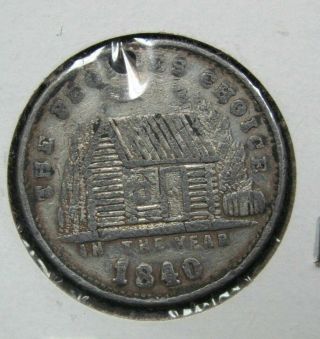 1840 William Henry Harrison Presidential Campaign Token 4