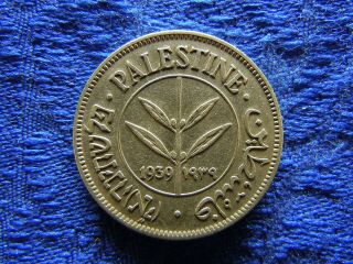Palestine 50 Mils 1939,  Km6
