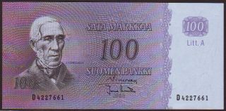 Finland 100 Markkaa 1963 Litt.  A Unc