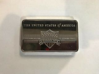 10 Troy Ounce Oz.  999 Fine Silver Bar The United States Of America
