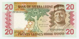 Sierra Leone 1984 20 Leones P 14b Unc - Pvv