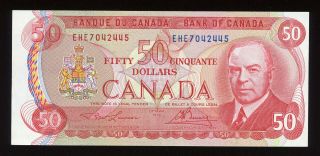 1975 Bank Of Canada $50 Banknote - Bc - 51a - I - S/n:ehe7042445